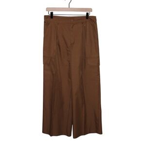 CIDER Wide‎ Leg Cargo Pants Brown Womans Size Large